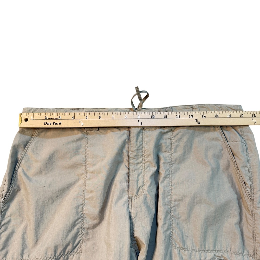 North Face Cargo‎ Capri Pants Womens L Beige Tan Hiking Outdoor Utility - Picture 10 of 12